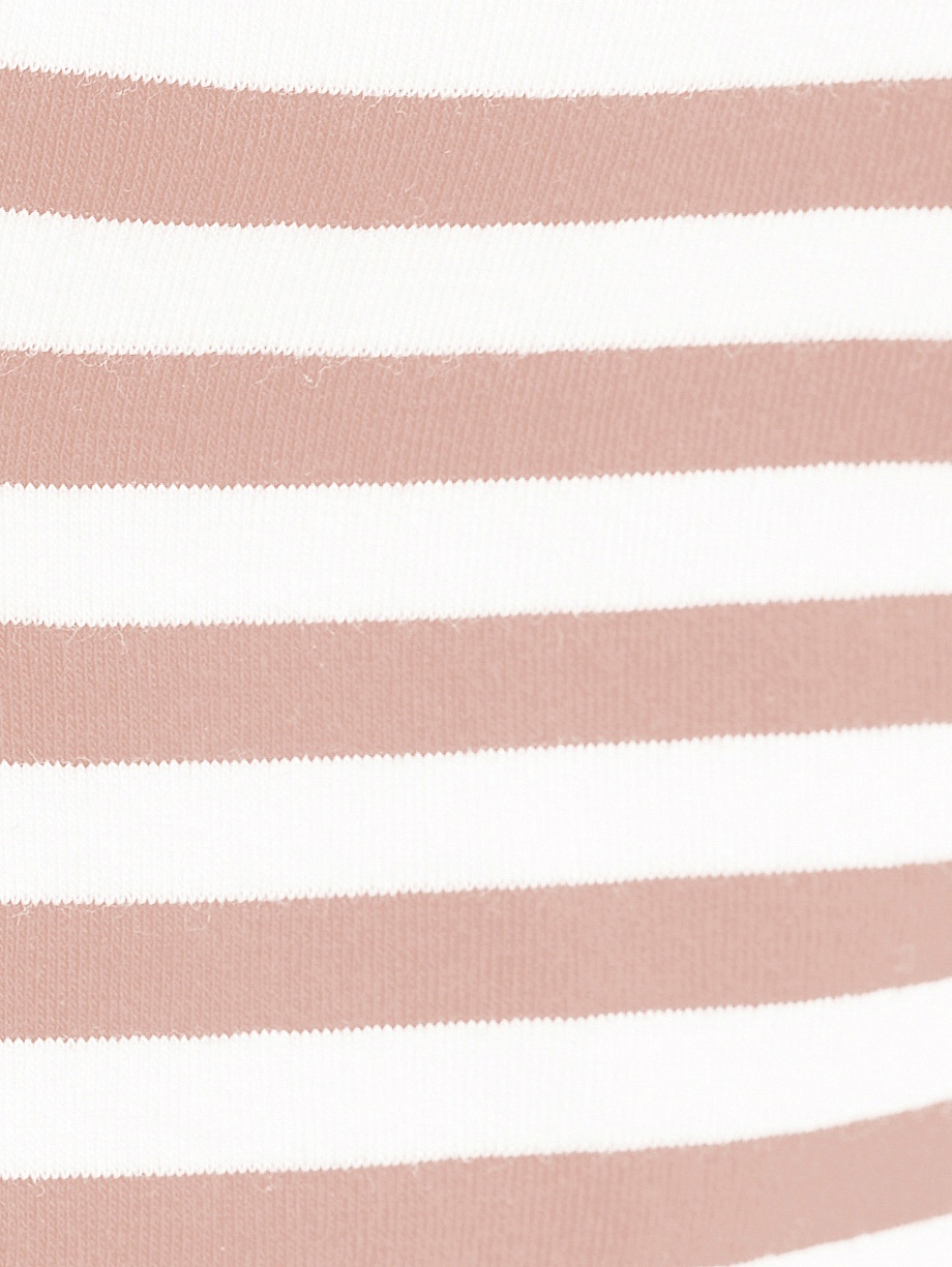 Свободная хлопковая футболка в полоску