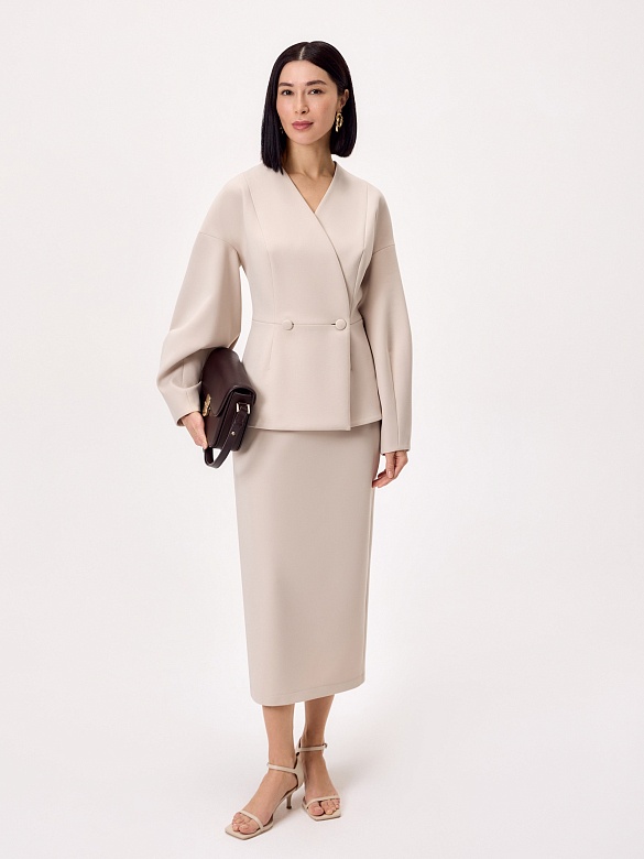 Приталенный жакет POMPA арт.3103351cg1504