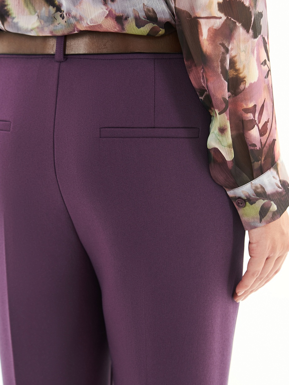 Классические зауженные брюки со стрелками 