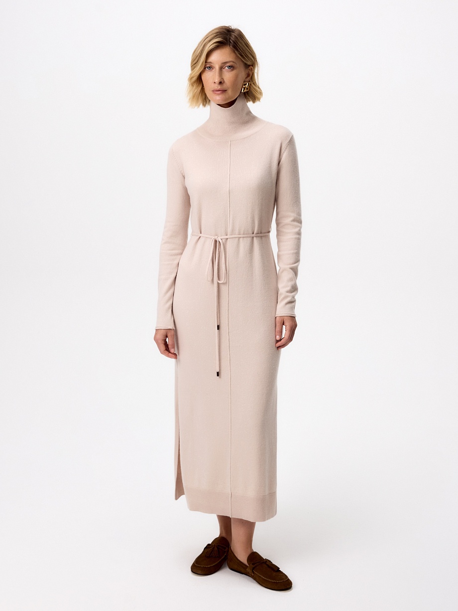 Платье из шерсти с ангорой