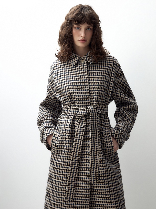 Шерстяное пальто с мембраной