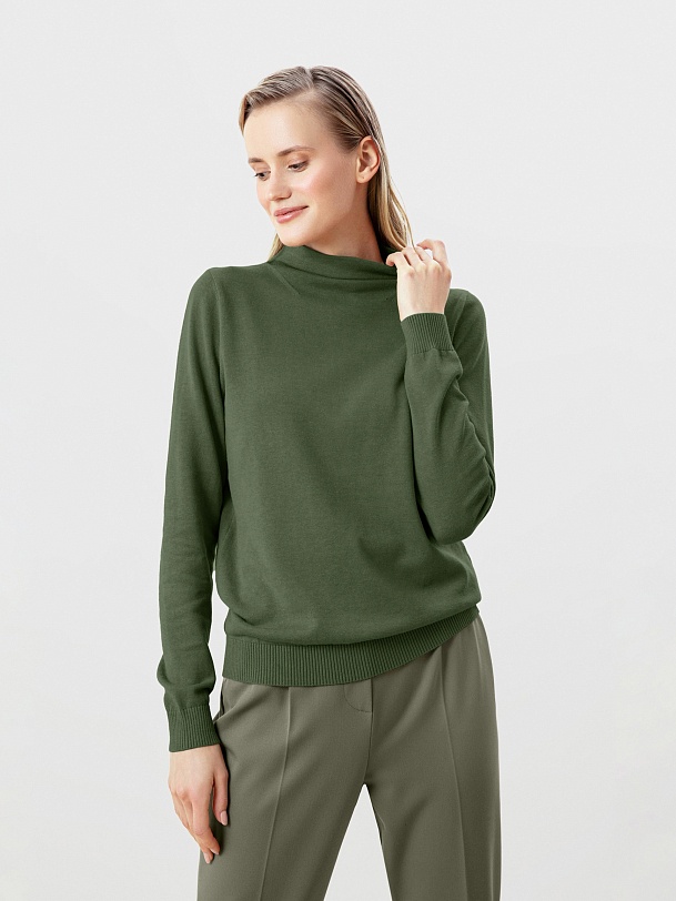 Водолазка из вискозы и хлопка