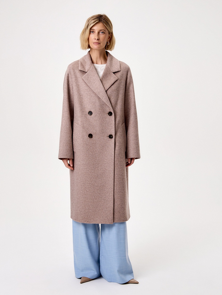 Пальто из шерсти с мембраной