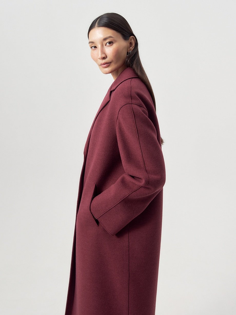 Шерстяное пальто с мембраной