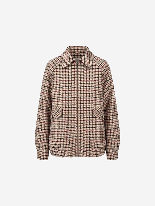 Куртка бомбер из шерсти с мембраной