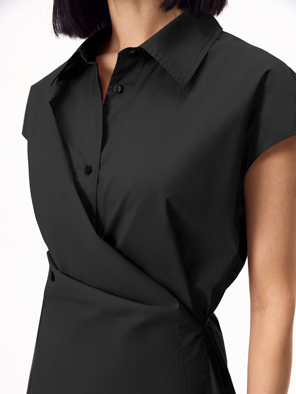 Платье на запах из 100% хлопка