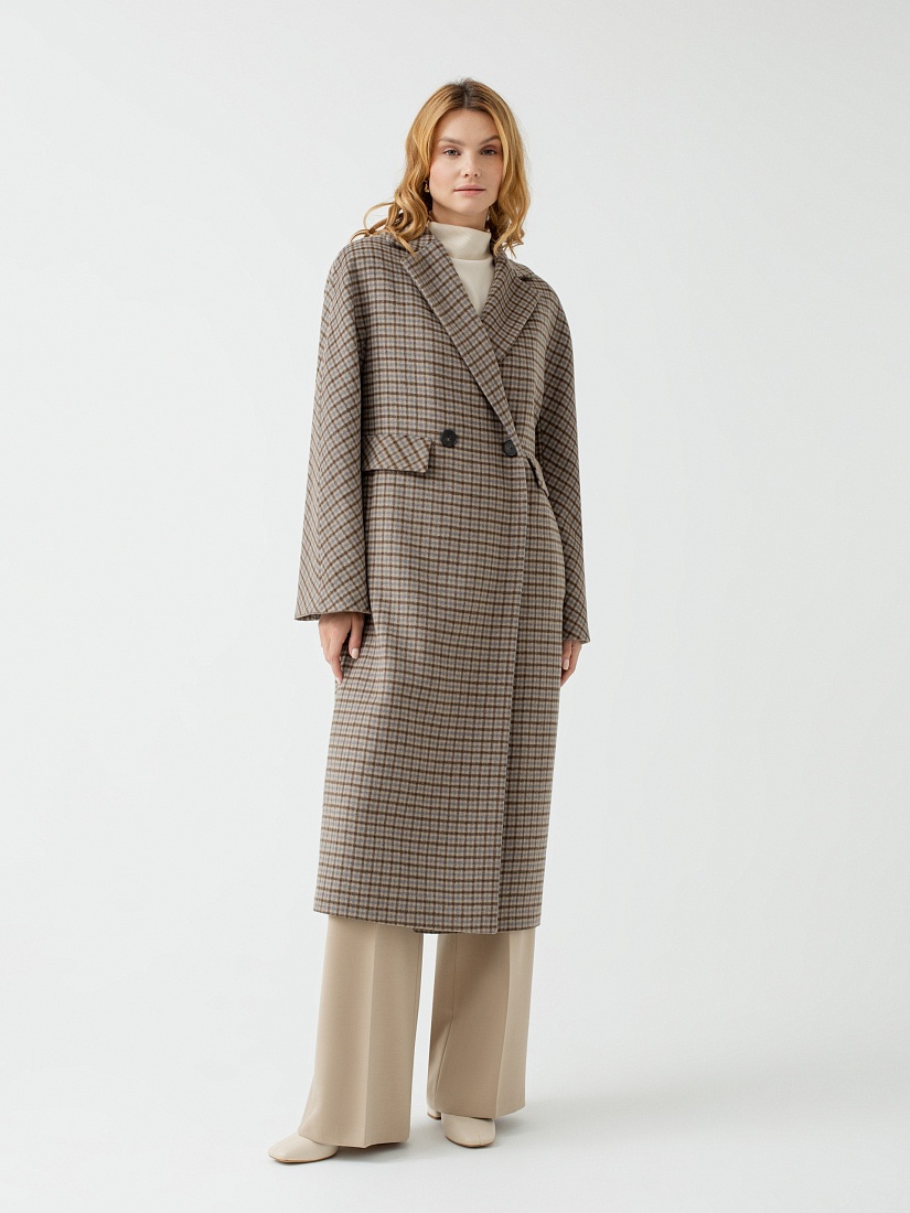 Пальто женское еврозима с мембраной и утепленной спинкой POMPA арт.1018719p90090