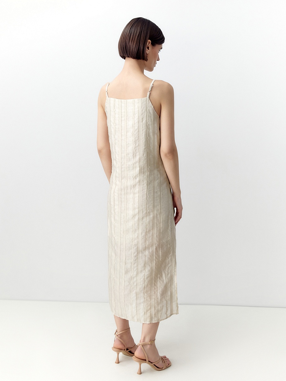 Платье-комбинация с разрезами