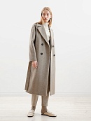 Двубортное женское демисезонное пальто с поясом и мембраной POMPA арт.1012942p10090