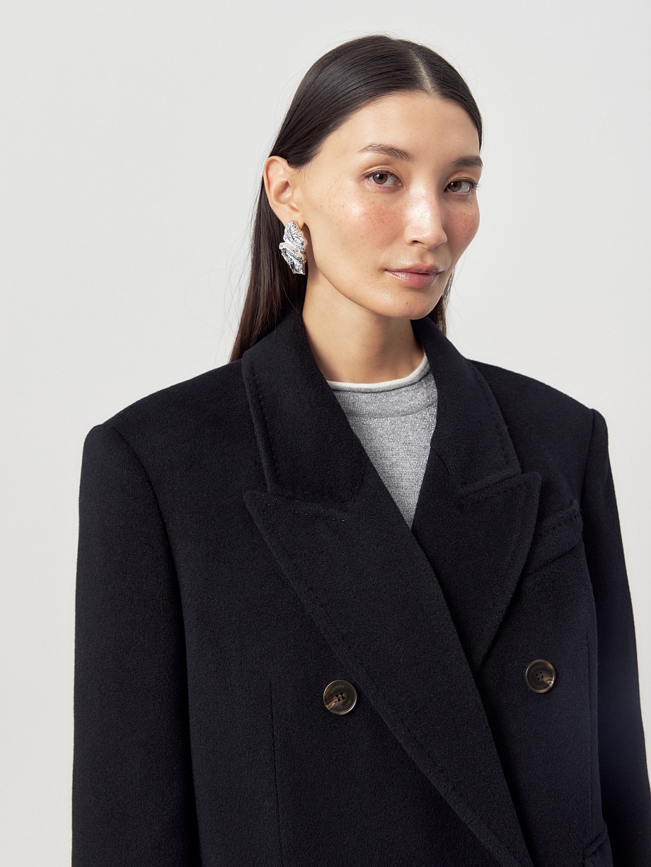 Пальто из премиальной шерсти с мембраной и съёмной подстёжкой