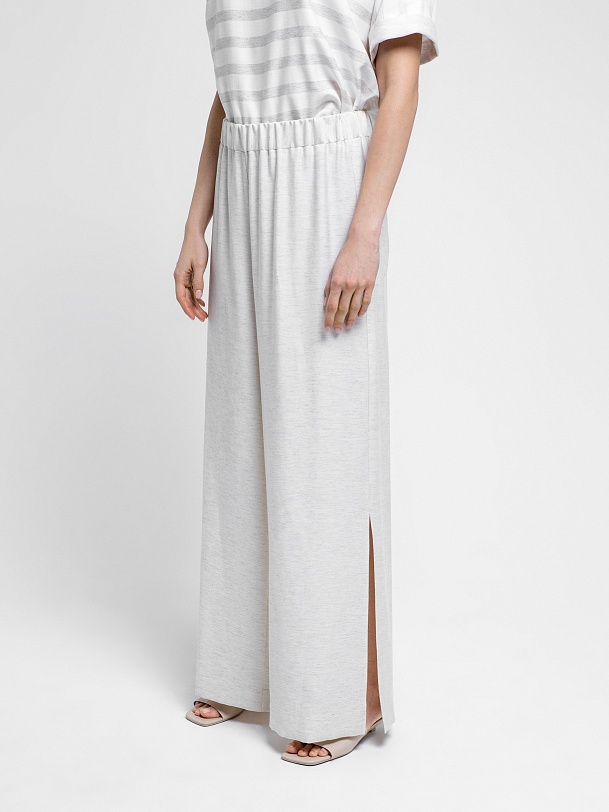 Широкие женские брюки-палаццо