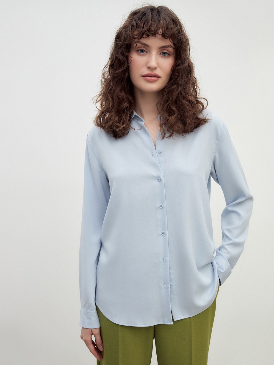 Свободная блуза из 100% вискозы