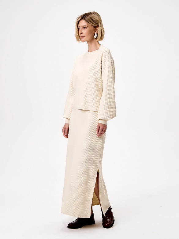 Джемпер из фактурной вискозы POMPA арт.3218100kn2702