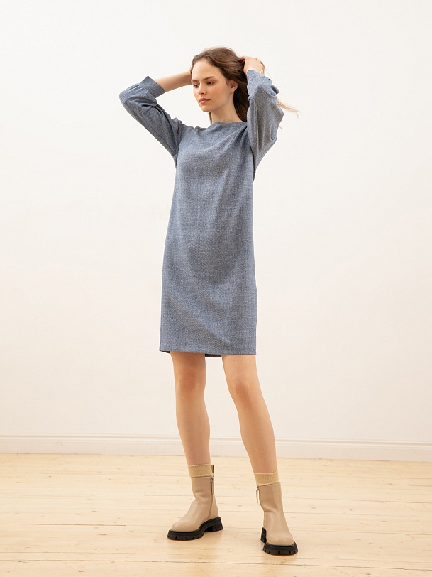 Повседневное прямое платье