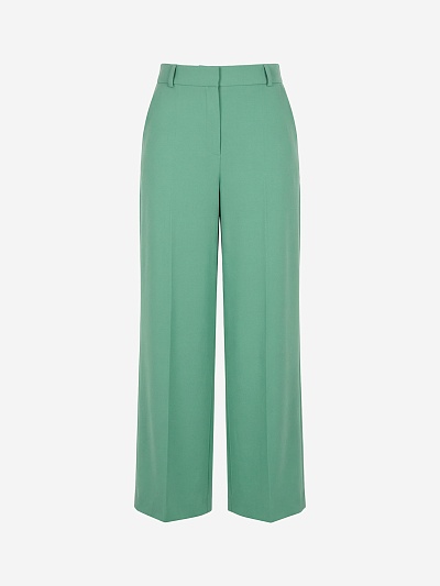 Прямые брюки из костюмной ткани с вискозой POMPA