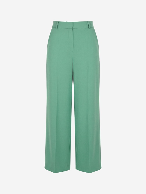 Прямые брюки из костюмной ткани с вискозой