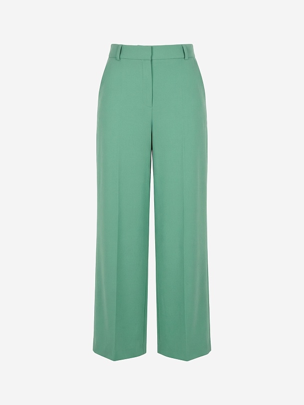 Прямые брюки из костюмной ткани с вискозой