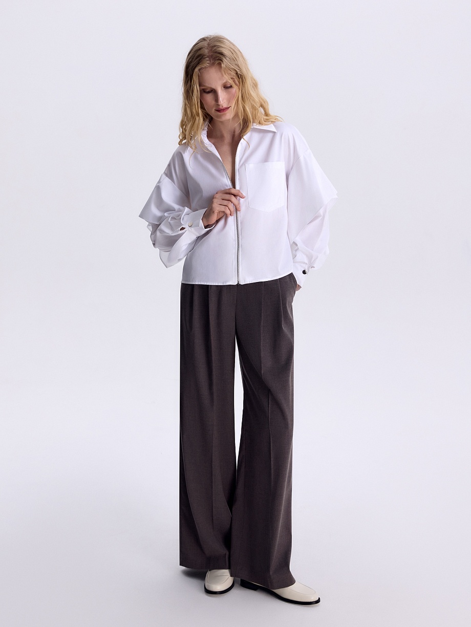 Рубашка-жакет из 100% хлопка