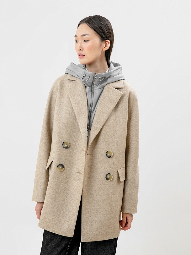 Капюшон с манишкой зимний