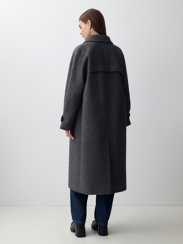 Шерстяное пальто с мембраной