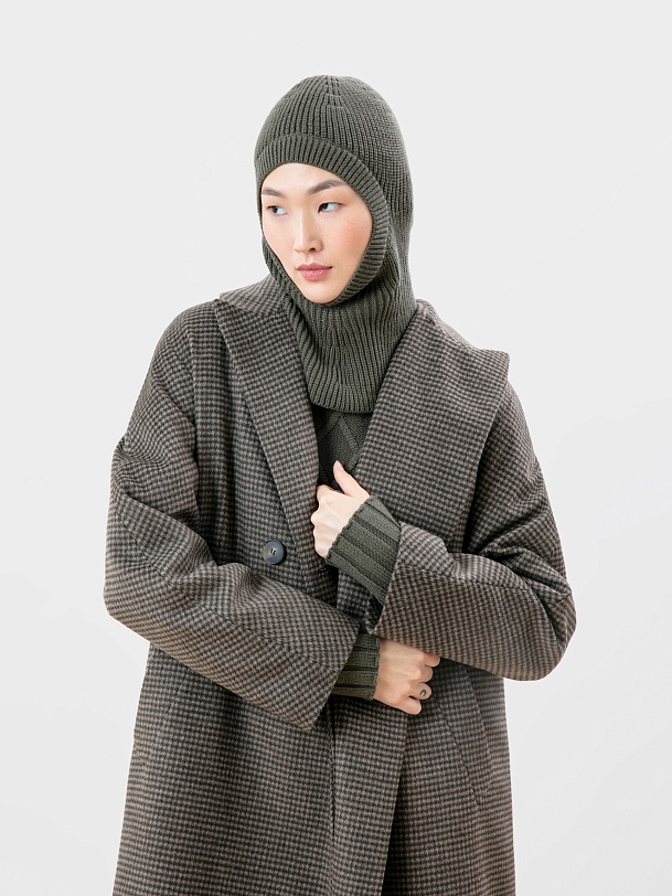 Шерстяное пальто демисезонное с мембраной