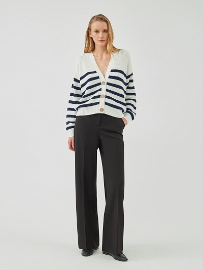 Кардиган в бретонскую полоску POMPA