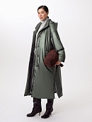 Пальто из непромокаемой плащёвой ткани с капюшоном POMPA арт.1015160i10041