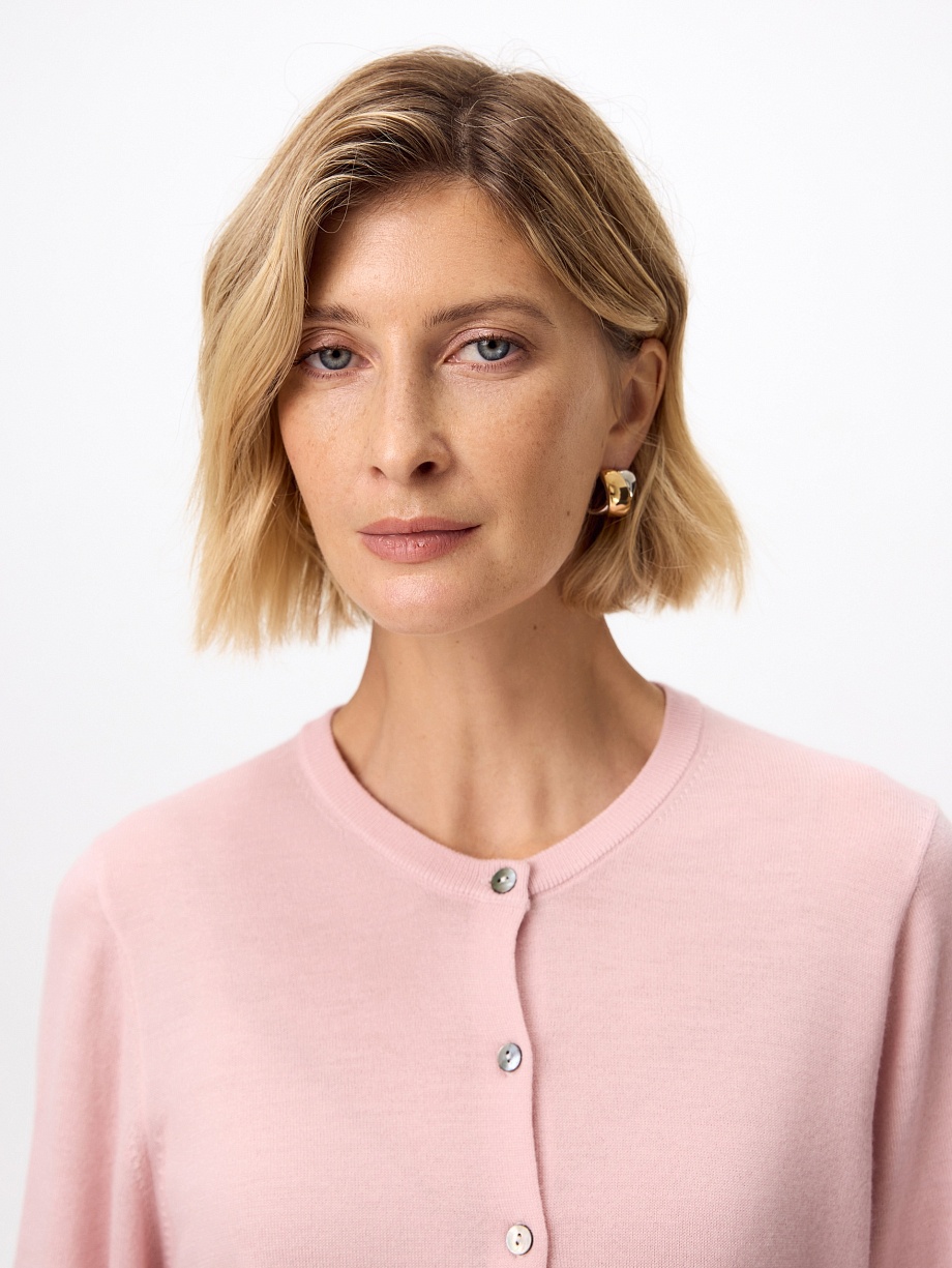 Кардиган из 100% шерсти мериноса