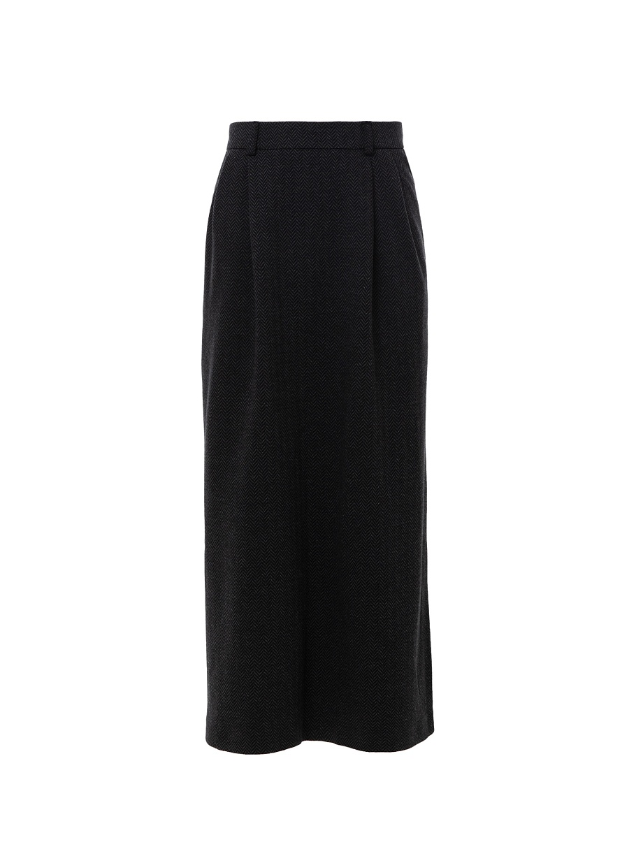 Юбка миди из трикотажного жаккарда