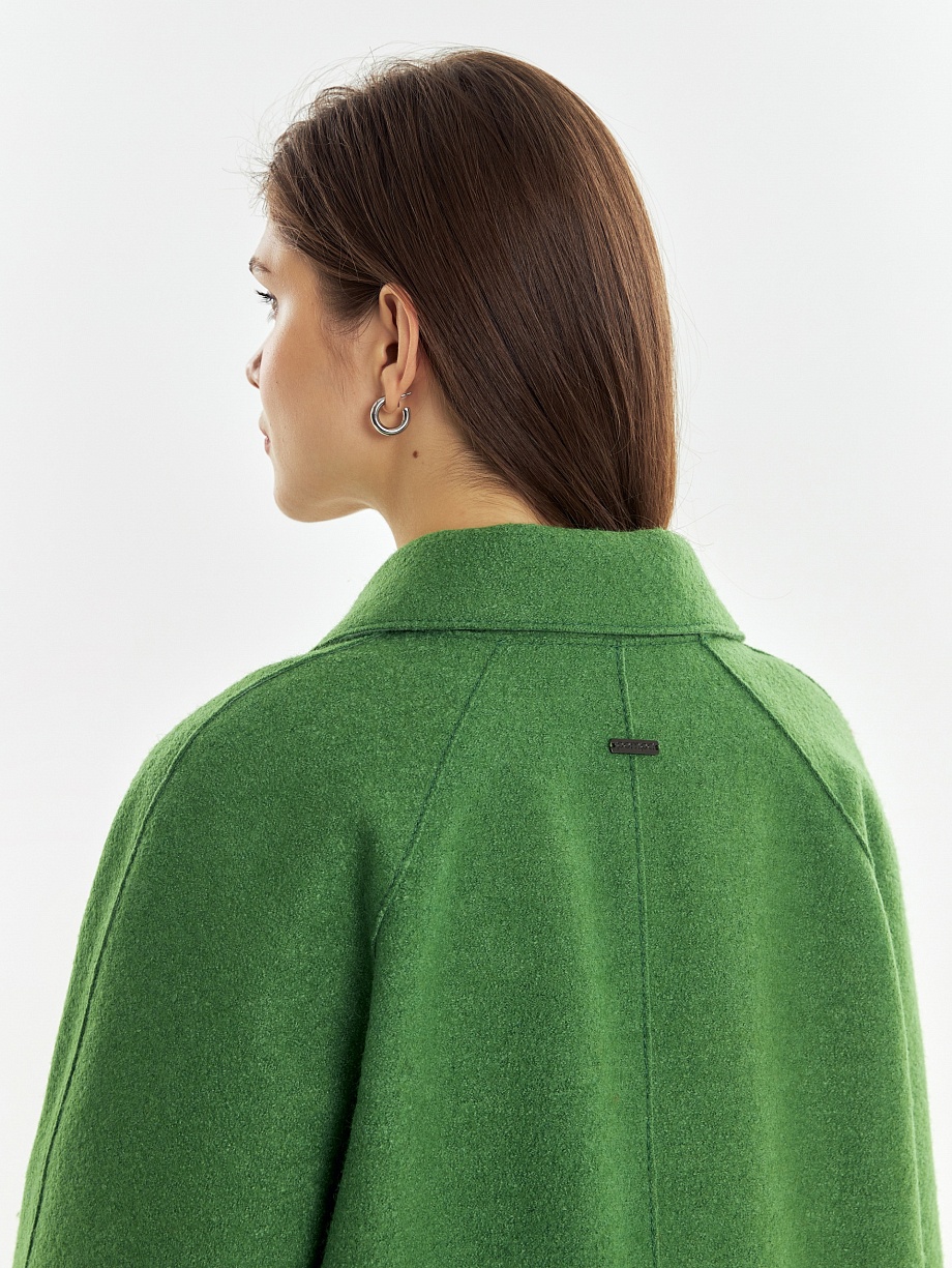 Шерстяное пальто с мембраной