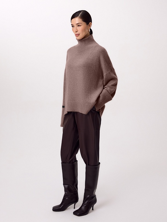 Свитер из шерсти с ангорой POMPA арт.1222722kk3983