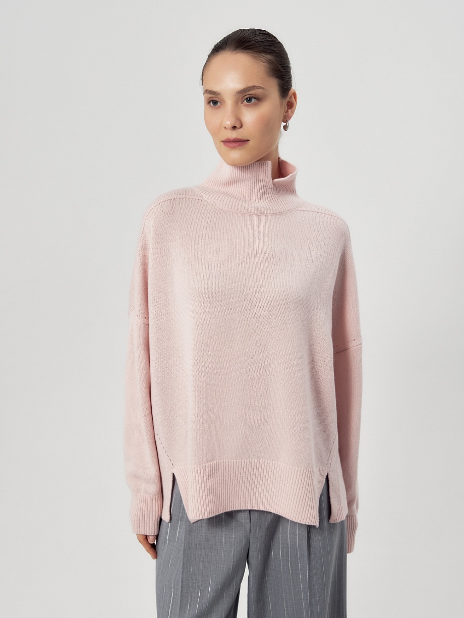 Объемный свитер из 100% кашемира