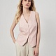 Летний жилет из вискозы и льна POMPA арт.3092545sr0190