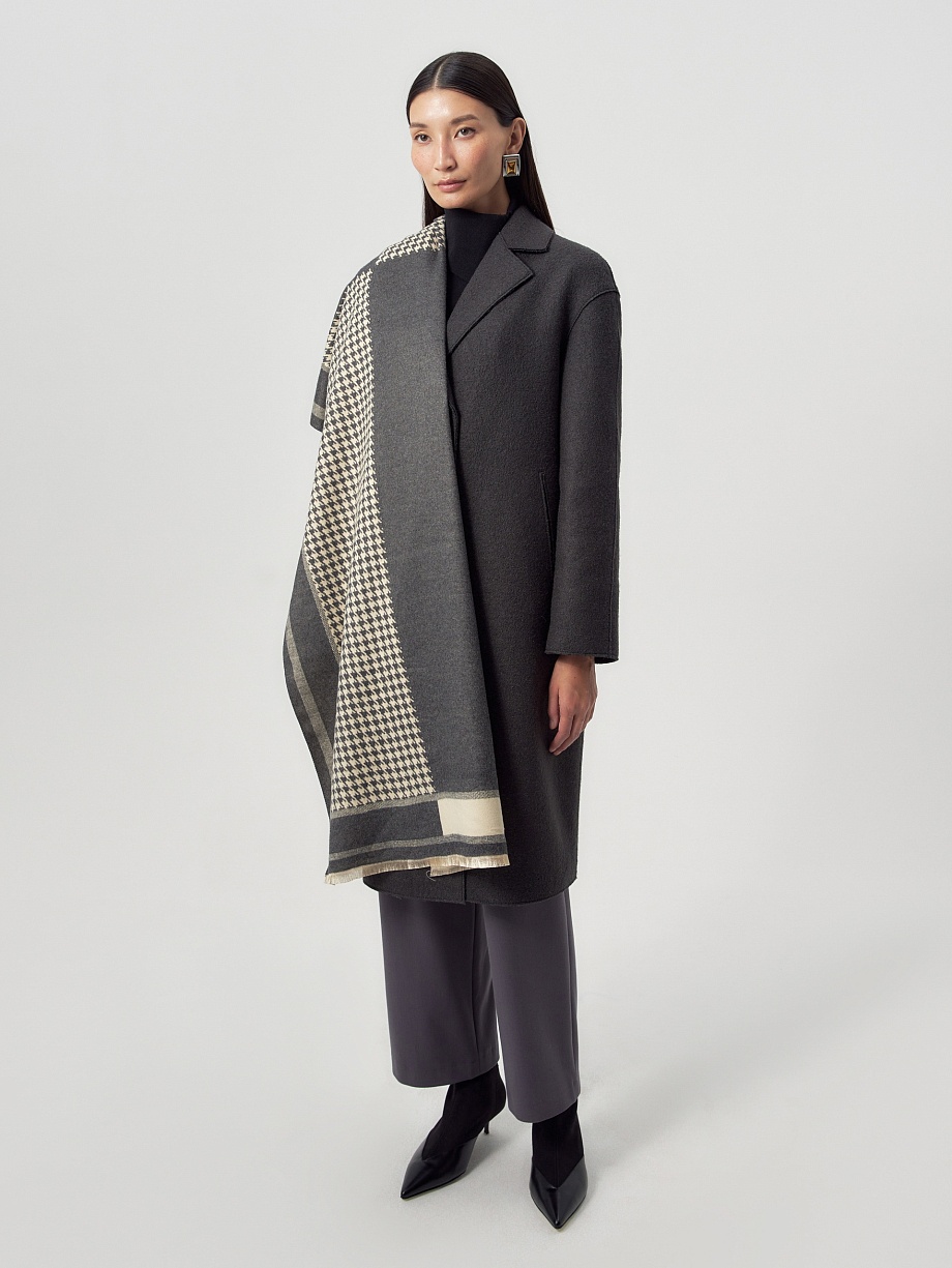 Шерстяное пальто с мембраной