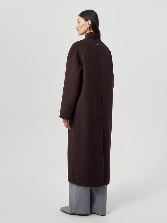 Пальто из шерсти с мембраной и утеплённой спинкой POMPA арт.1016200p90083