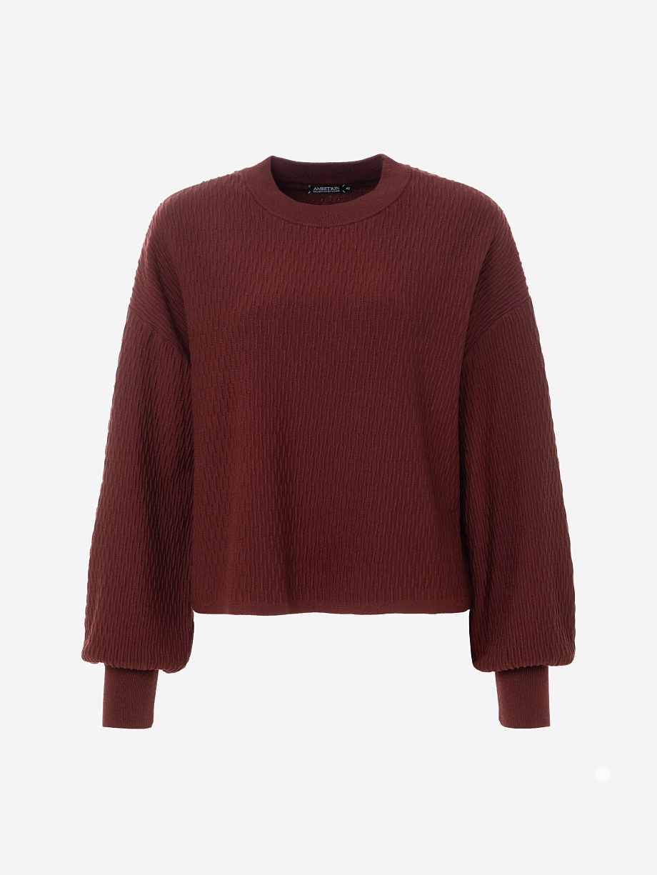 Джемпер из фактурной вискозы