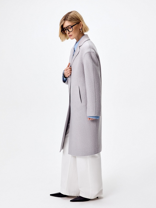 Пальто из шерсти с мембраной