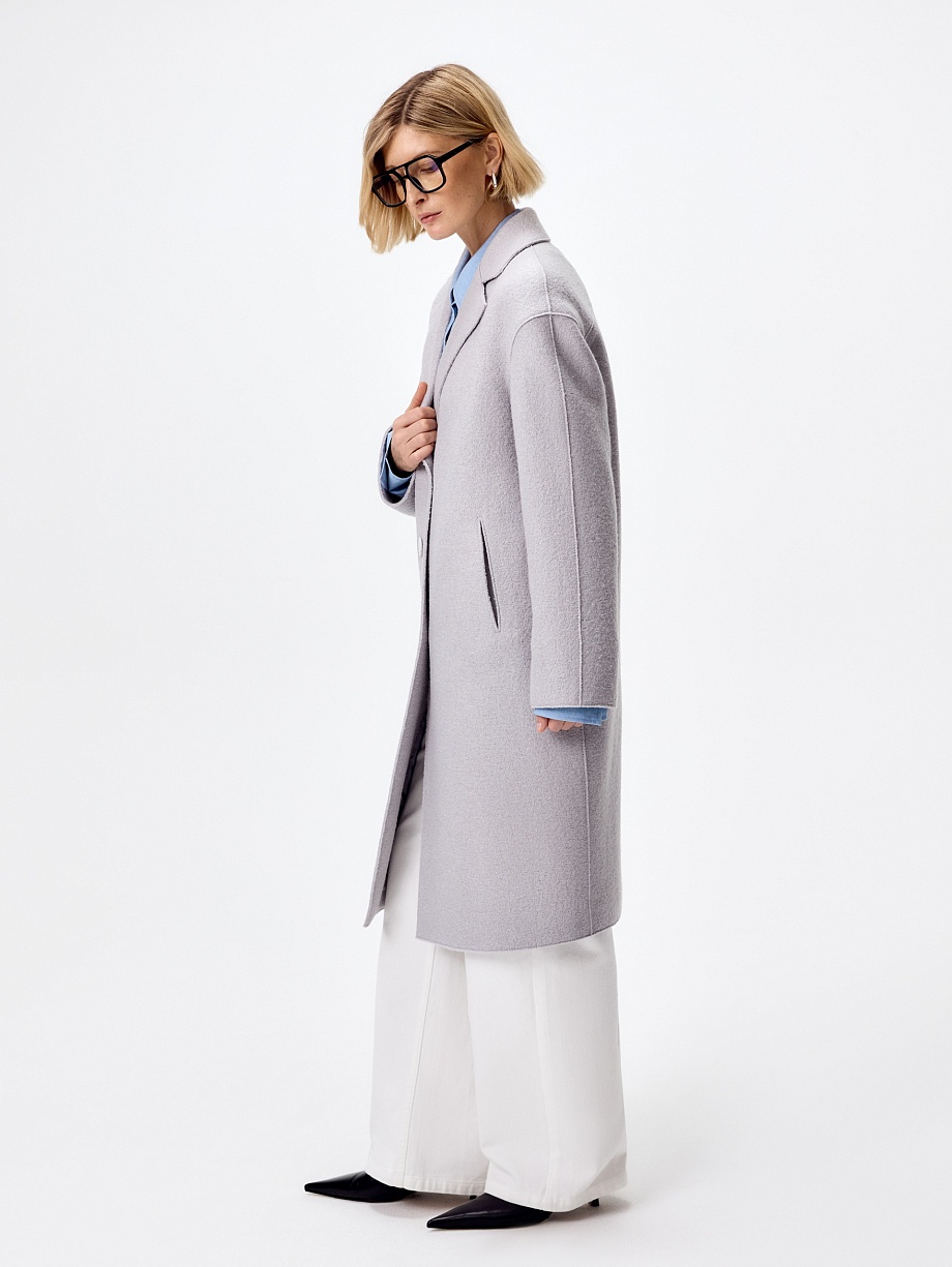 Пальто из шерсти с мембраной