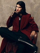 Пальто из шерсти с мембраной и утеплённой спинкой POMPA арт.1015935p90012