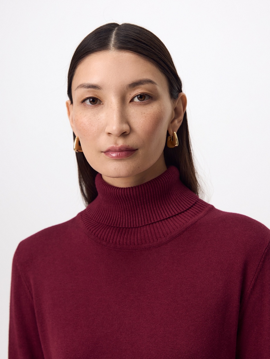 Водолазка из вискозы и хлопка