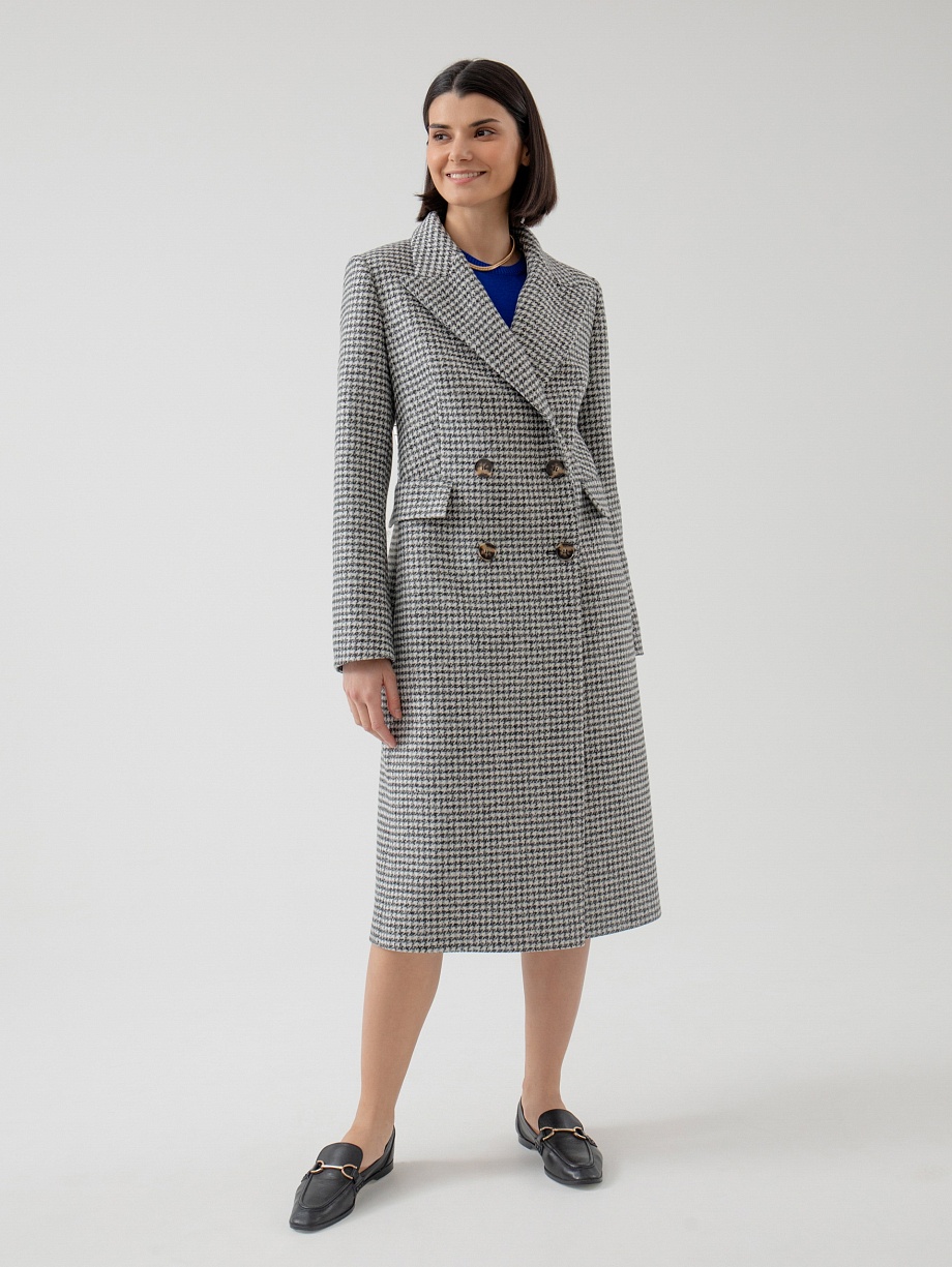 Пальто женское демисезонное из шерсти