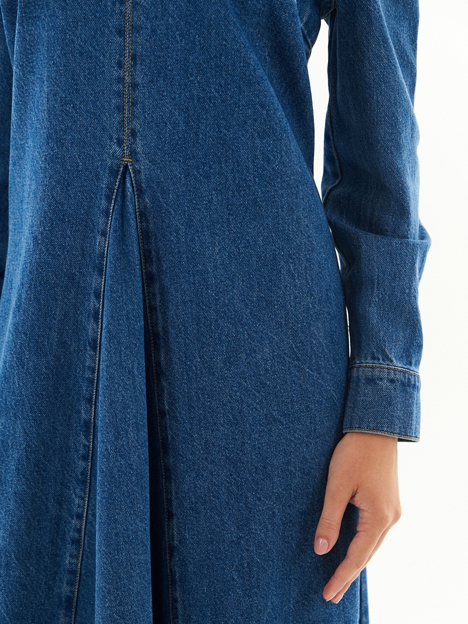 Джинсовое платье из 100% хлопка