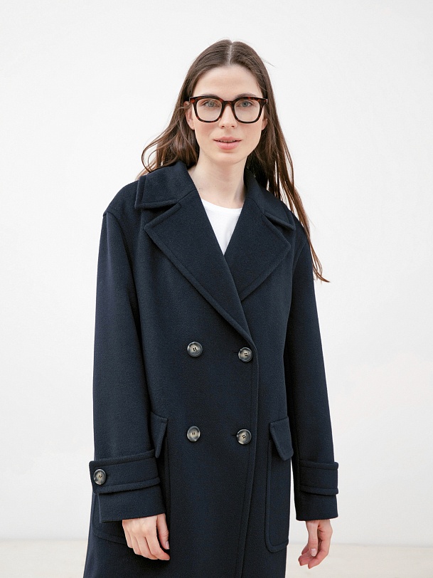 Шерстяное пальто с мембраной