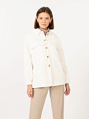 Рубашка-жакет белая POMPA арт.1109160rt0603
