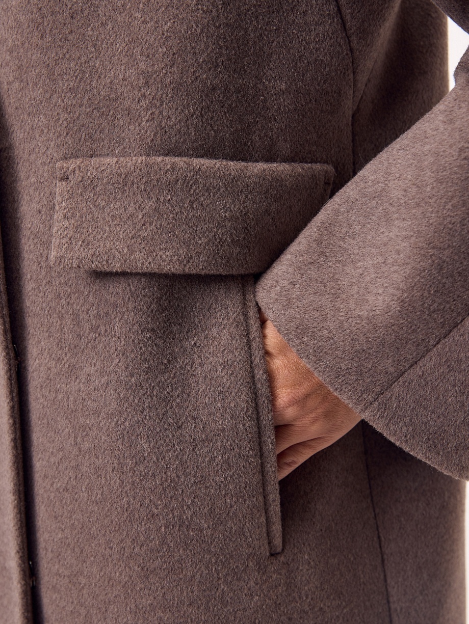 Пальто из шерсти с мембраной