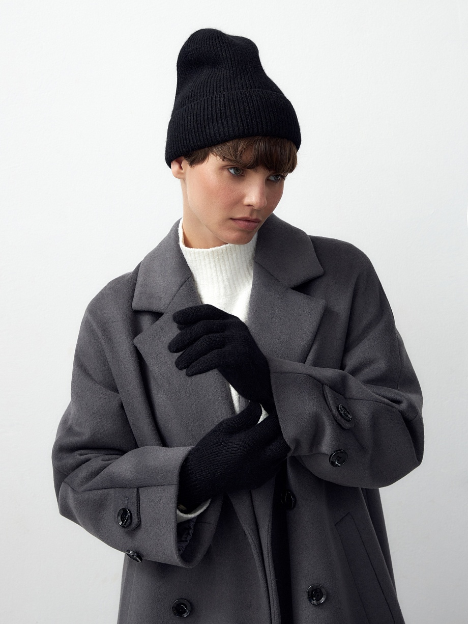 Мягкие демисезонные перчатки с ангорой