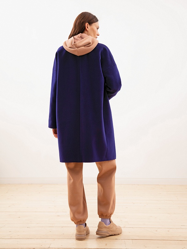 Пальто-кокон с мембраной