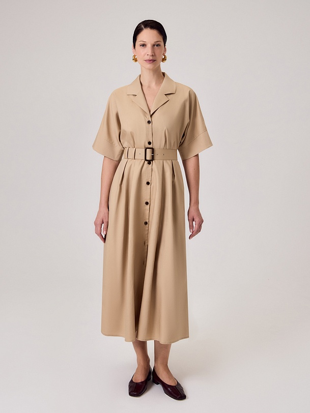 Платье сафари из 100% хлопка
