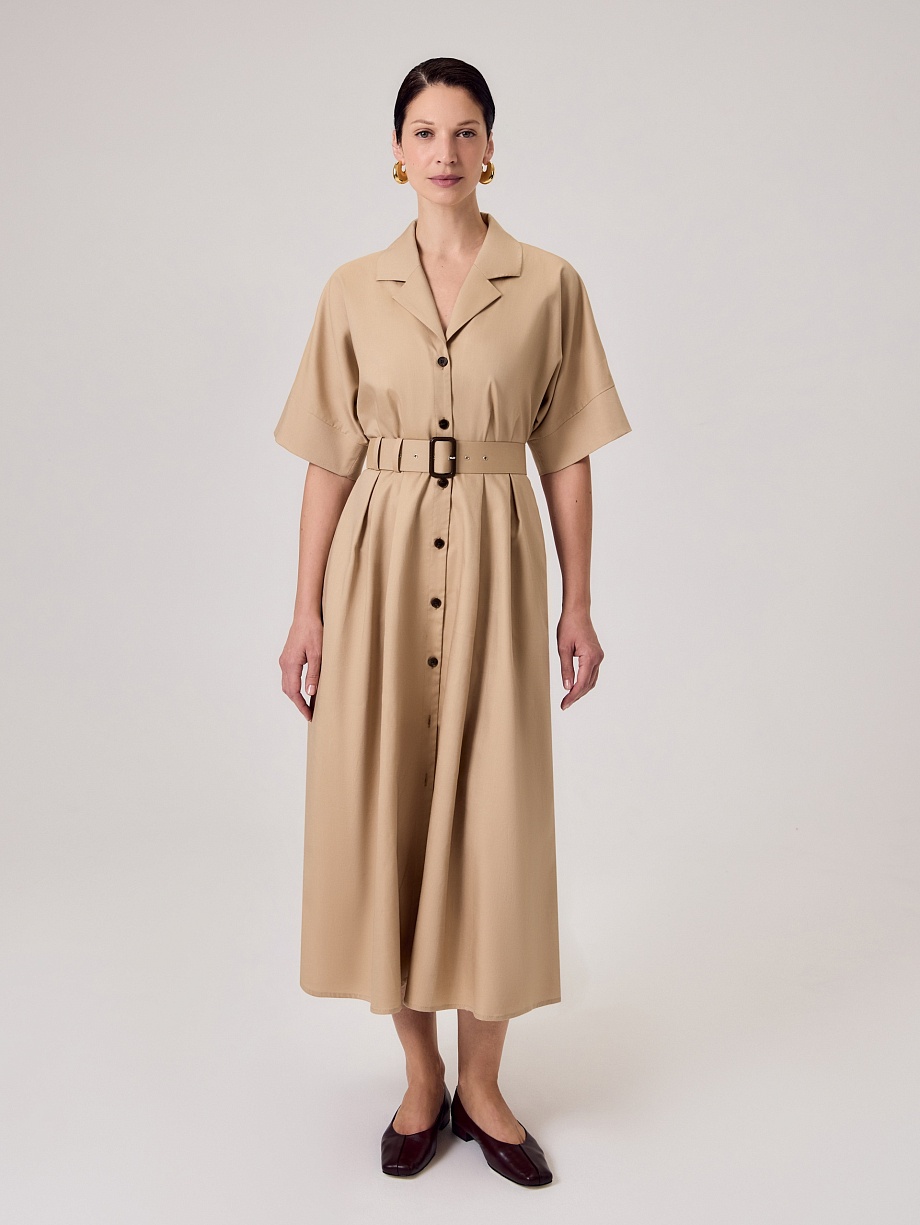 Платье сафари из 100% хлопка