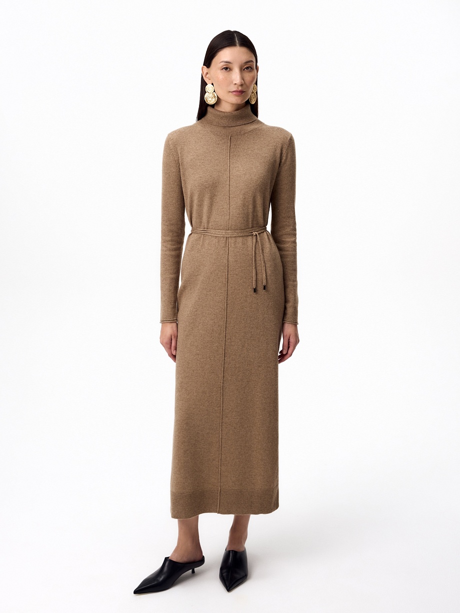 Платье из шерсти с ангорой